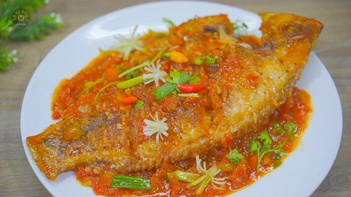 cá diêu hồng sốt cà chua