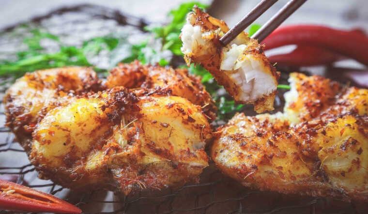 Lạ Miệng Với Món Cá Lăng Nướng Sả Nghệ Thơm Ngon Hấp Dẫn