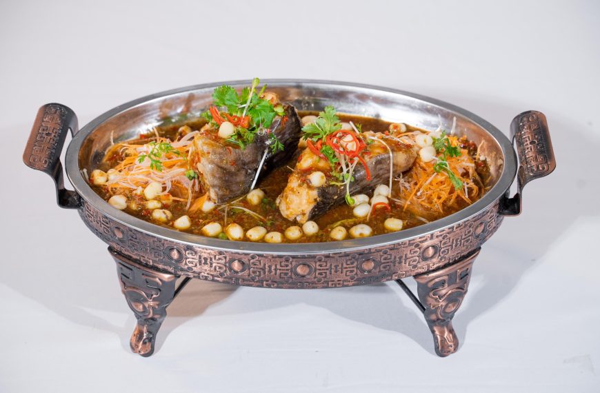 Cách làm món cá lăng hấp cùng nấm đông cô thơm ngon.